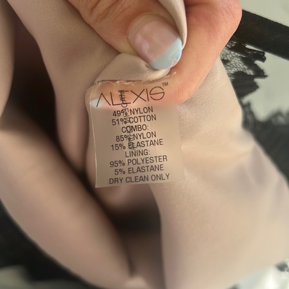 ALEXIS Kesi Dress in Black Lace - Picture 5 of 8